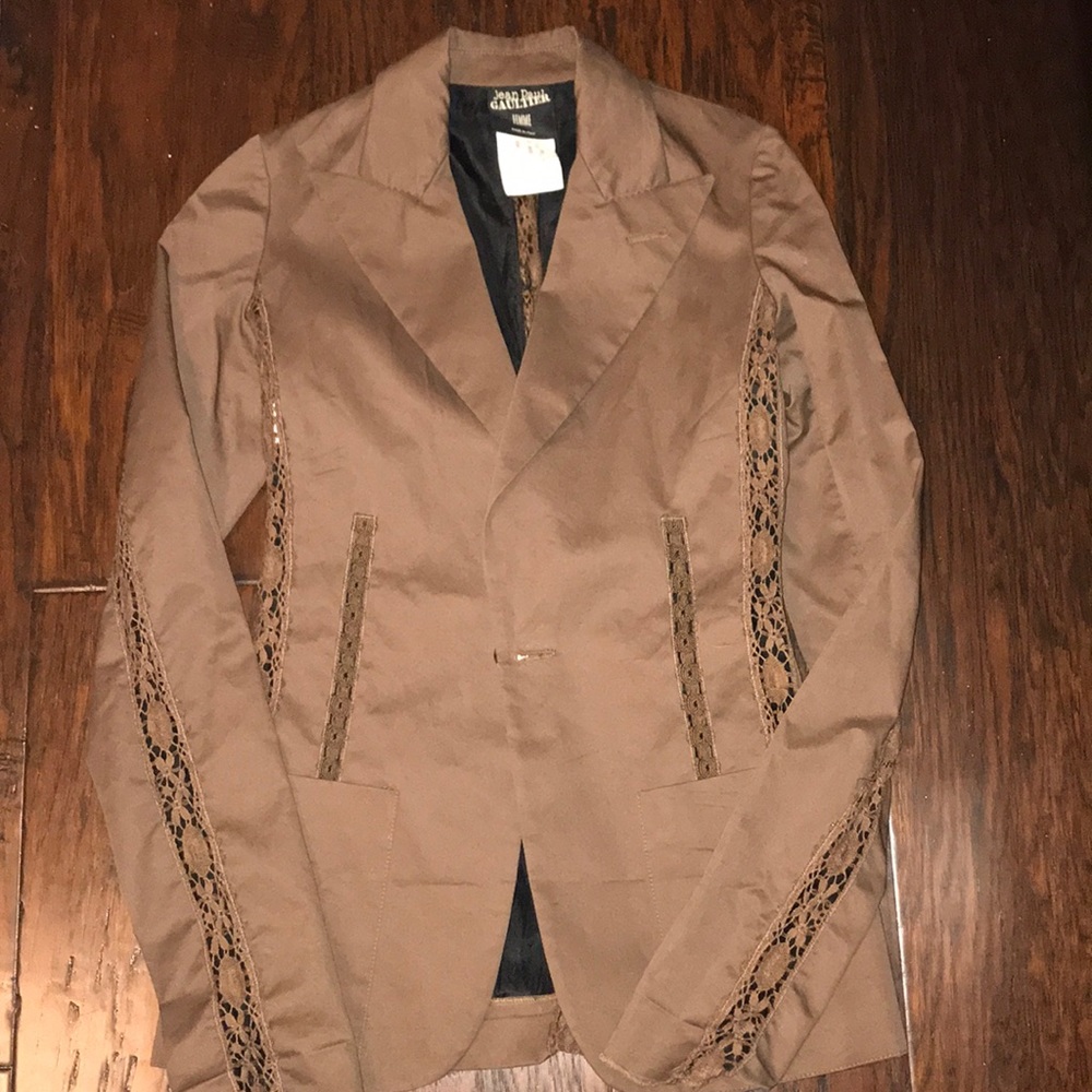 Vintage Jean Paul Gaultier blazer in light brown